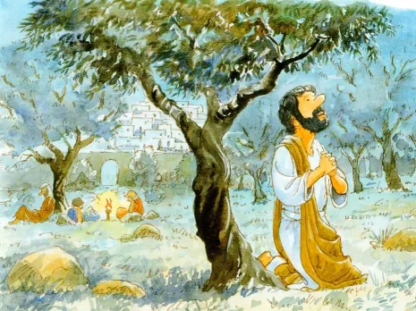 Gethsemane Kinderbibel (Foto: John Dillow Illustration) Gethsemane Kinderbibel (Foto: John Dillow Illustration)