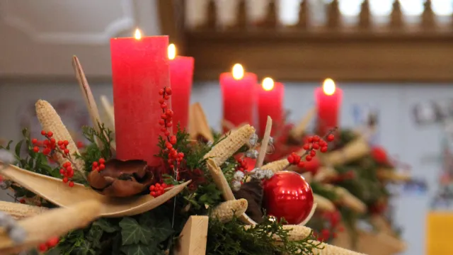 Adventssterne (Foto: Hansjörg Furrer) Adventssterne (Foto: Hansjörg Furrer)